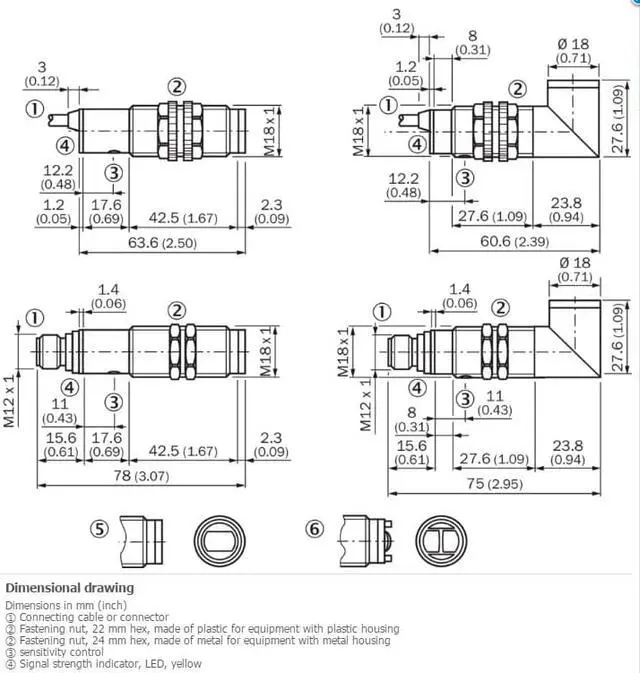 Alt view image 2 of 2 - SICK VTE18-3P8212  Photoelectric proximity sensor  ,PNP,New