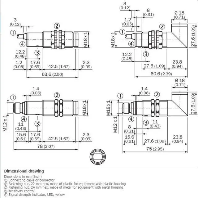 Alt view image 2 of 2 - SICK  VTF18-4P5912 Photoelectric proximity sensor ,PNP,New