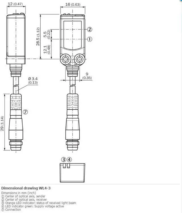 Alt view image 2 of 4 - SICK WL4-3F3130 Miniature photoelectric sensors,PNP,New