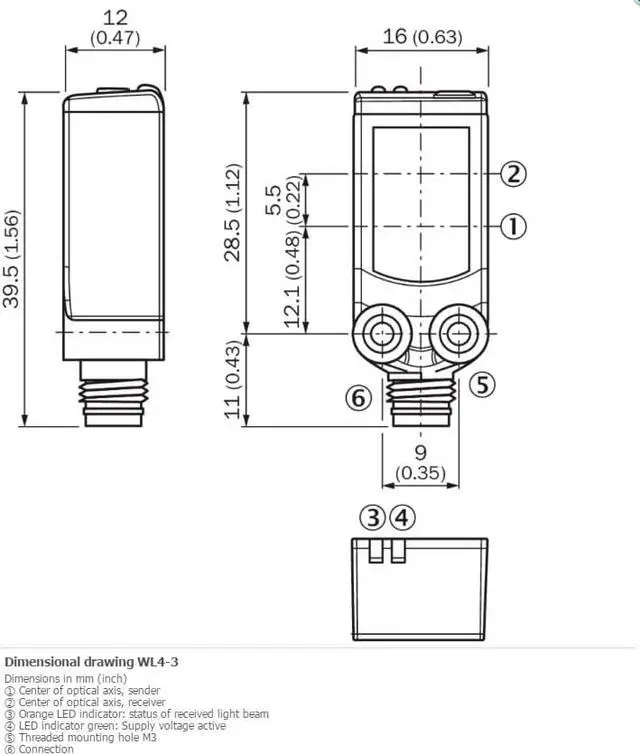 Alt view image 2 of 4 - SICK WL4-3P3030S33 Miniature Photoelectric Sensors PNP,New