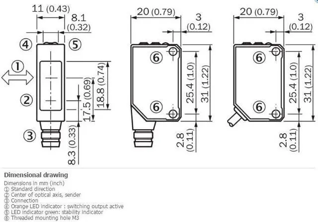 Alt view image 2 of 3 - SICK WTB8-N1111 Photoelectric Proximity Sensor ,NPN New