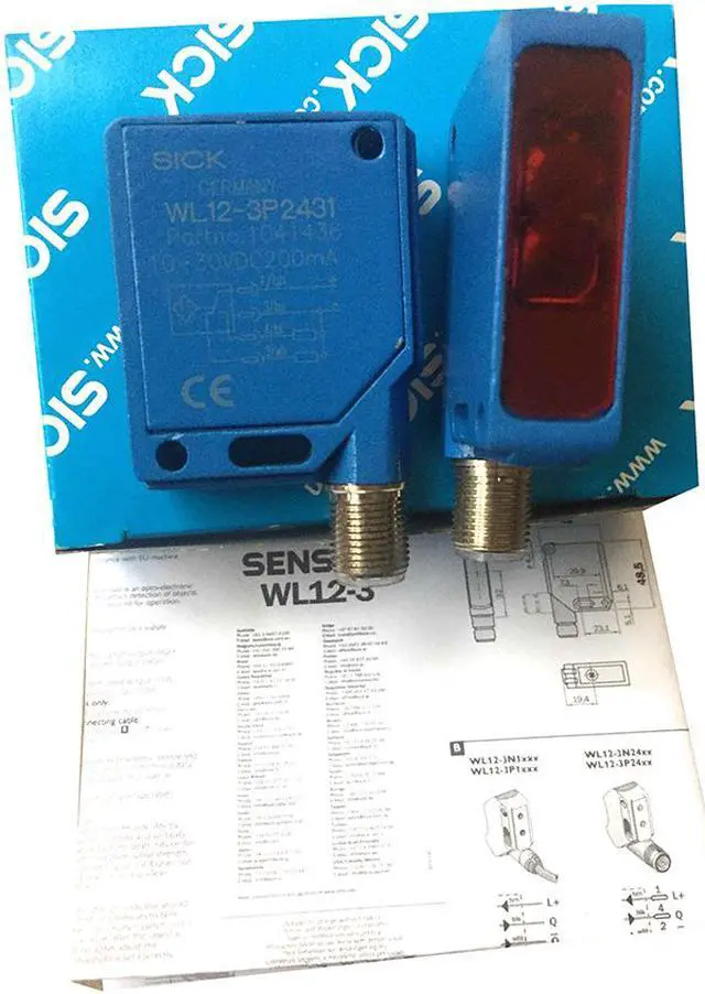 Alt view image 5 of 5 - SICK WL12-3P2431 Small Photoelectric Sensors PNP,New