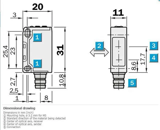 Alt view image 2 of 5 - SICK  WTB140-P420 Photoelectric Proximity Sensor ,PNP,New