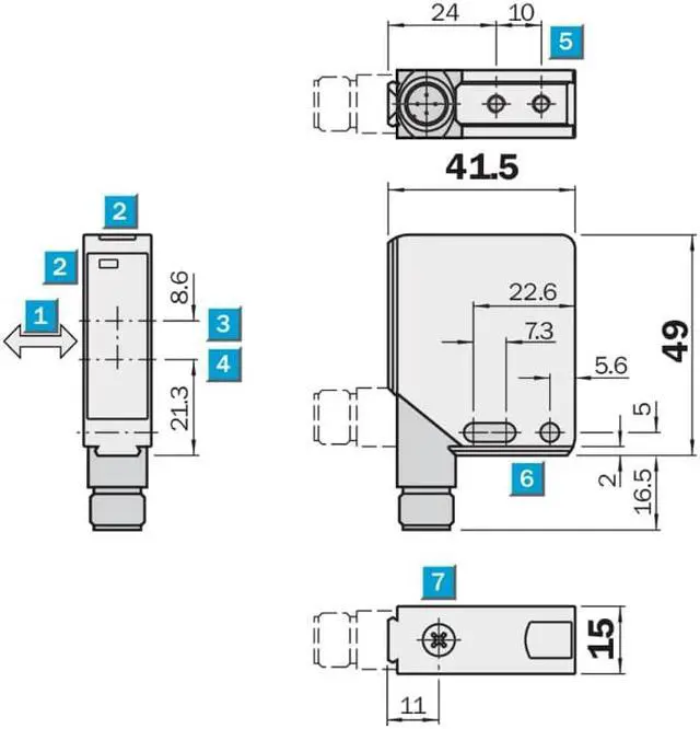 Alt view image 2 of 4 - SICK WT12-2N130 Photoelectric Proximity Sensor ,NPN New