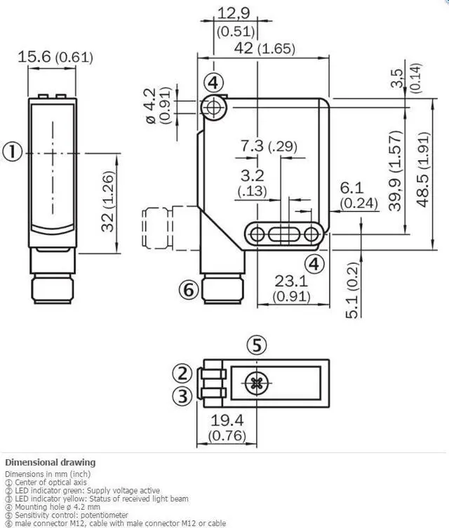 Alt view image 2 of 3 - SICK WL11G-2B2531P04 Photoelectric Retro-reflective Sensor NPN ,PNP,New