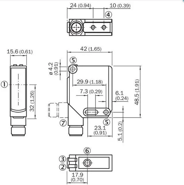 Alt view image 2 of 3 - SICK WL12G-3P2582P04 Small Photoelectric Sensors PNP,New