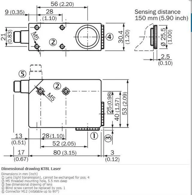 Alt view image 5 of 5 - SICK KT8L-P3756 Contrast Sensors  ,PNP,New