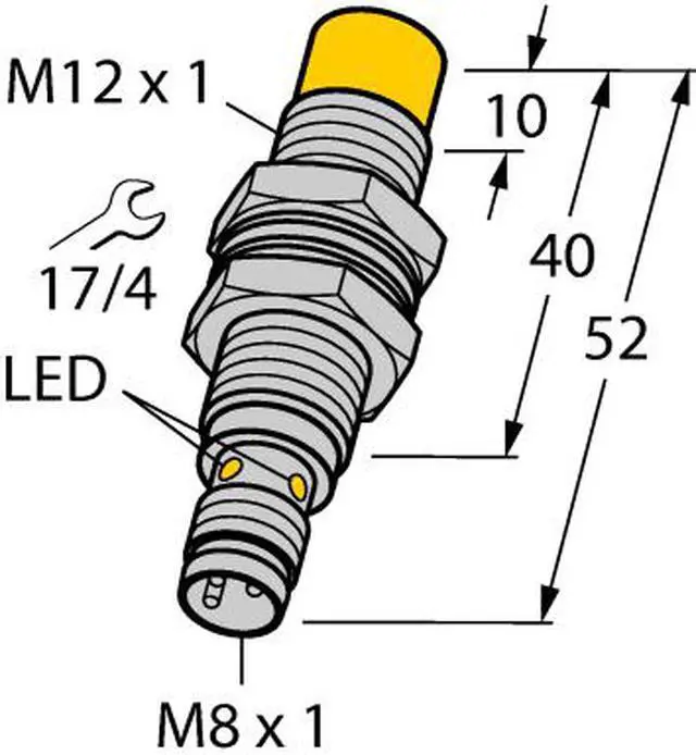 Alt view image 2 of 3 - TURCK NI10U-M12-AP6X 1634790 Inductive sensor PNP