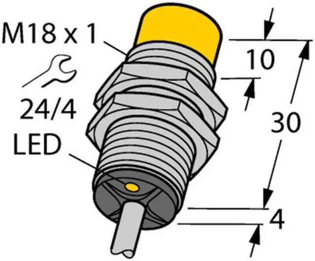 Alt view image 2 of 2 - TURCK Ni10-G18-AP6X1 46705 Inductive sensor PNP