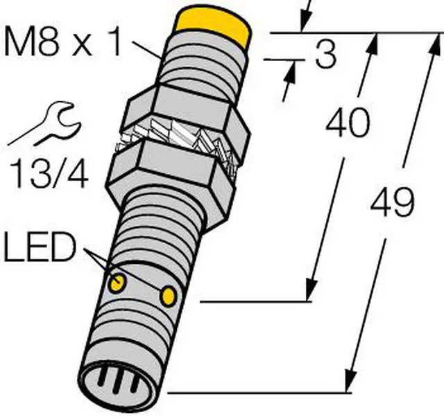 Alt view image 2 of 2 - TURCK Ni3-EG08-AN6X-V1131 4602850 Inductive sensor NPN