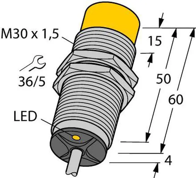 Alt view image 2 of 3 - TURCK Ni20U-M30-AP6X 1646100 Inductive sensor PNP