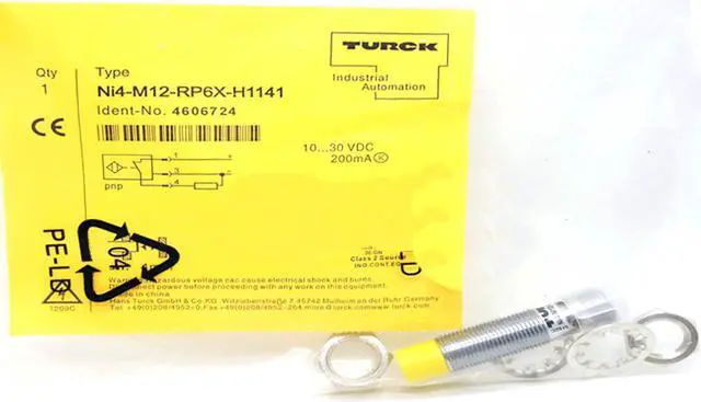 Main image of TURCK NI4-M12-RP6X-H1141 4606724 Inductive sensor PNP
