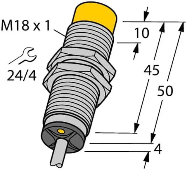 Alt view image 2 of 2 - TURCK NI14-M18-AD4X 4417235 Inductive sensor