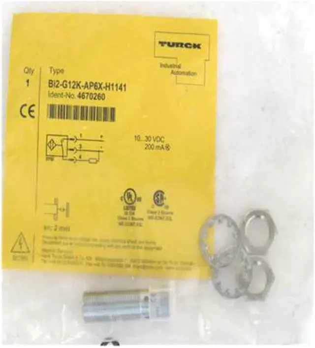 Alt view image 3 of 3 - TURCK Bi2-G12K-AP6X-H1141 4670260 Inductive sensor PNP