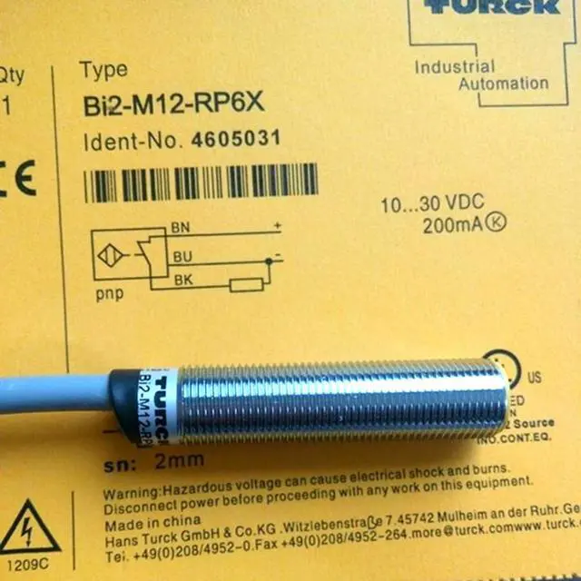 Alt view image 2 of 3 - TURCK BI2-M12-RP6X 4605031 Inductive sensor PNP