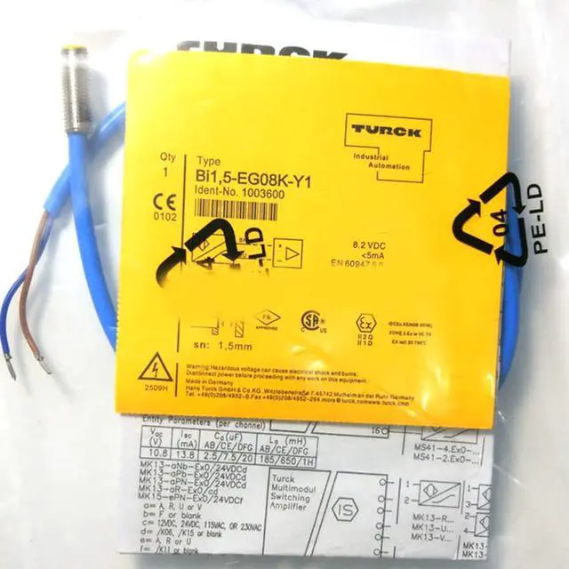 Main image of TURCK BI1.5-EG08-Y1 1003600 Inductive sensor