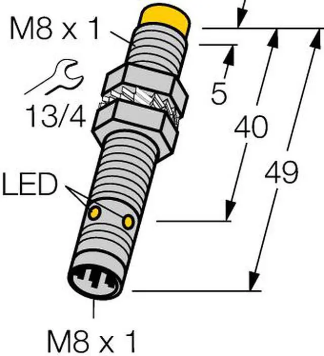 Alt view image 2 of 2 - TURCK Ni4U-EG08-AP6X-V1131 4600620 Inductive sensor PNP