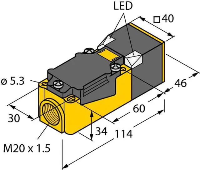 Alt view image 2 of 2 - TURCK BI30U-CP40-AP6X2 1625830 Inductive sensor PNP