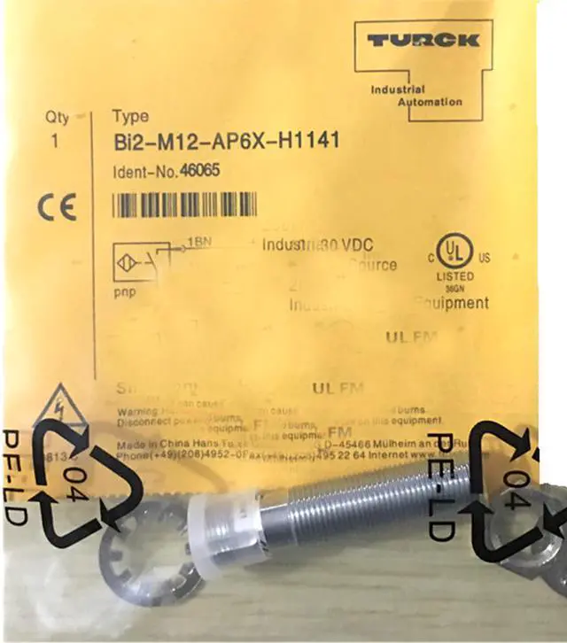 Main image of TURCKBI2-M12E-AP6X-H1141 4606505 Inductive sensor PNP
