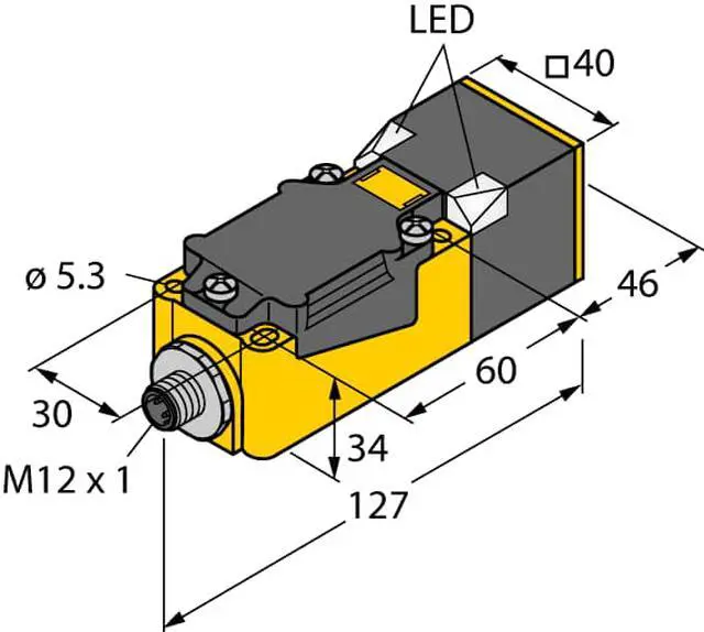 Alt view image 2 of 2 - TURCK BI20-CP40-VP4X2-H1141 1569211 Inductive sensor PNP