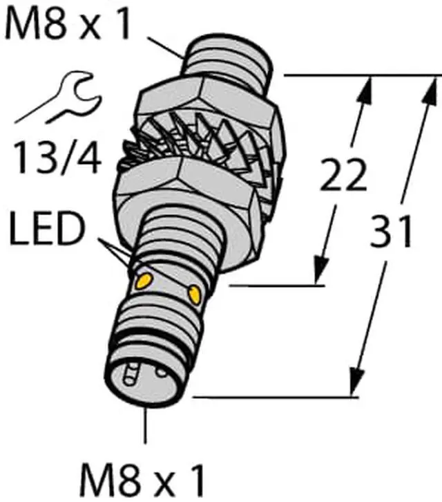 Alt view image 2 of 2 - TURCK BI1.5-EG08K-AP6X-V1131 4672440 Inductive sensor PNP