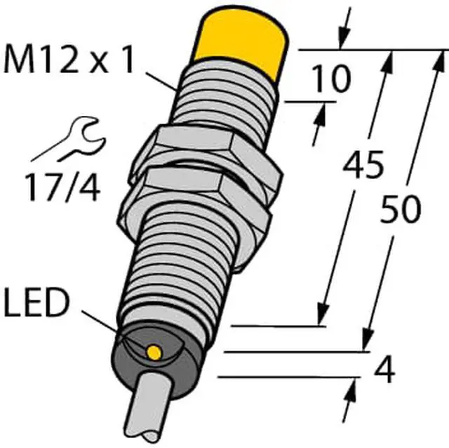 Alt view image 2 of 2 - TURCK NI10U-M12-AN6X 1634825 Inductive sensor NPN