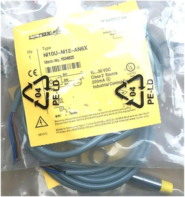 Main image of TURCK NI10U-M12-AN6X 1634825 Inductive sensor NPN