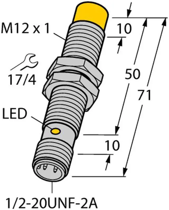 Main image of TURCK NI8U-G12-ADZ32X-B3131 4281105 Inductive sensor