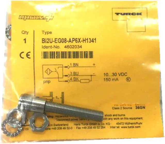 Main image of TURCK BI2U-EG08-AP6X-H1341  4602034 Inductive sensor  PNP