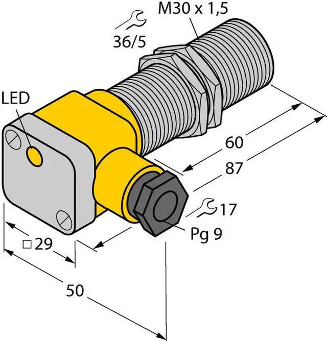 Alt view image 2 of 2 - TURCK BI10-G30SK-AP6X 1636400 Inductive sensor PNP