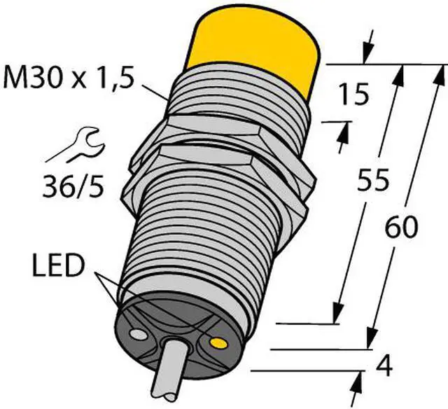 Alt view image 2 of 2 - TURCK Ni20U-M30-ADZ30X2 4282810 Inductive sensor
