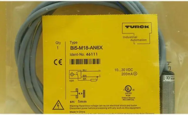 Main image of TURCK BI8-M18-AN6X 4615130 Inductive sensor NPN