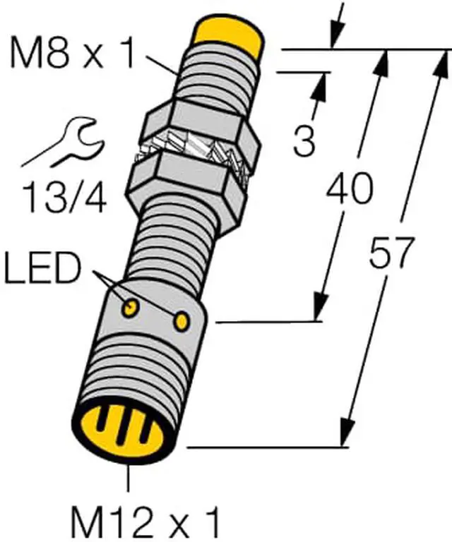 Alt view image 2 of 2 - TURCK Ni3-EG08-AP6X-H1341 4602760 Inductive sensor PNP