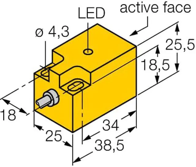 Alt view image 4 of 4 - TURCK Ni10-Q25-AN6X 4652330 Inductive sensor NPN