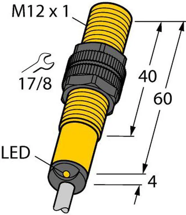 Alt view image 2 of 2 - TURCK NI4-S12-AN6X 46533 Inductive sensor NPN