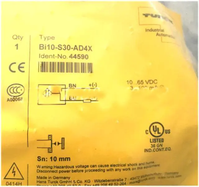 Main image of TURCK  NI15-S30-AD4X 44592 Inductive sensor
