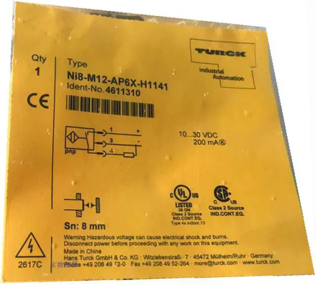 Main image of TURCK  Ni8-M12-AP6X-H1141 1644140 Inductive sensor PNP
