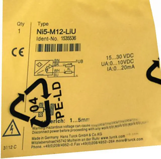 Main image of TURCK  Ni5-M12-LiU 1535536 Inductive sensor