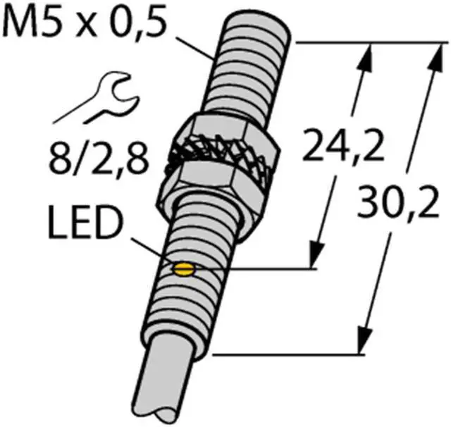 Main image of TURCK Bi1-G05-AP6X 4609740 Inductive sensor PNP