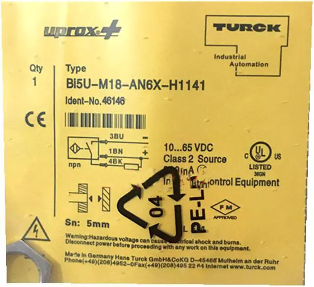 Main image of TURCK BI5U-M18-AN6X-H1141 1635150 Inductive sensor NPN