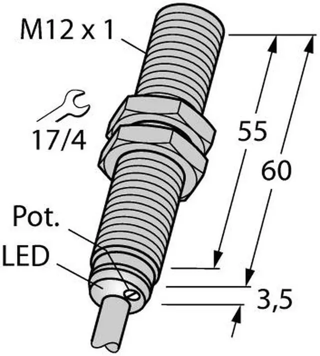 Alt view image 2 of 2 - TURCK BC3-M12-AN6X 2601100 Inductive sensor NPN