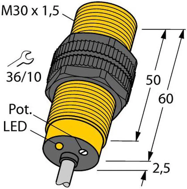 Alt view image 2 of 2 - TURCK  BC10-S30-VP4X 2506110 Inductive sensor PNP