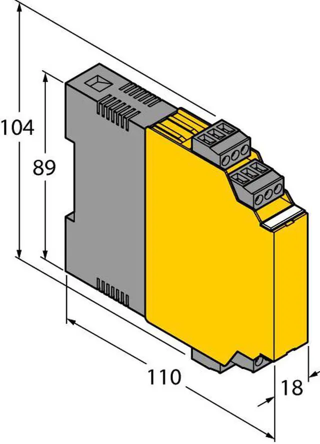 Alt view image 3 of 3 - TURCK  IM1-22EX-R 7541231 Isolating switching amplifier