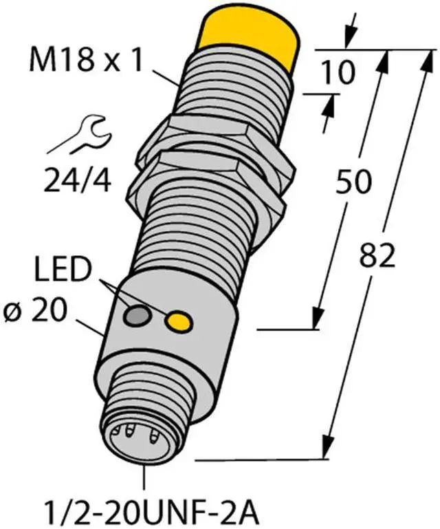 Main image of TURCK NI10-G18-RZ3X2-B3331 4330791 Inductive sensor