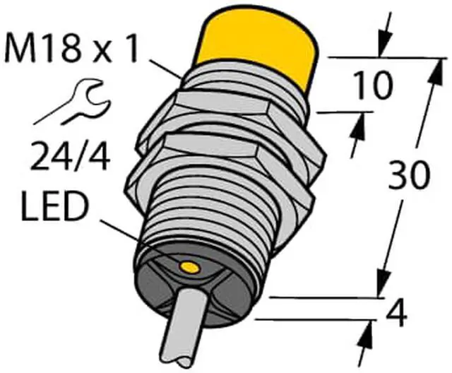 Alt view image 2 of 2 - TURCK NI10-G18K-AP6X 46705 Inductive sensor  PNP