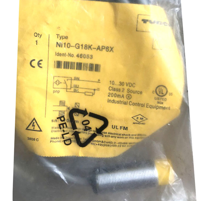 thumbnail image 2 of Turck NI10-G18-AN6X Inductive Proximity Sensor – 10-30V DC – General Purpose – NEW 2 of 4