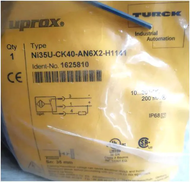 Main image of TURCK NI35U-CK40-AN6X2-H1141 Inductive sensor NPN