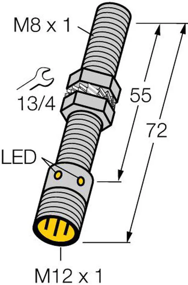 Alt view image 2 of 2 - TURCK  BI2-G08-AP6X-H1341 46025  Inductive sensor PNP