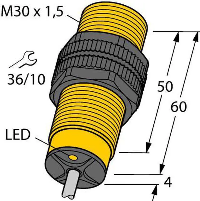 Alt view image 3 of 3 - TURCK NI15-S30-RZ3X  43557  Inductive sensor