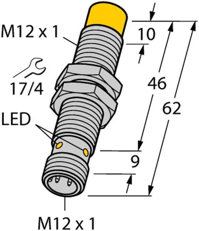 Main image of TURCK NI4-M12E-AD4X-H1141 4406702 Inductive sensor
